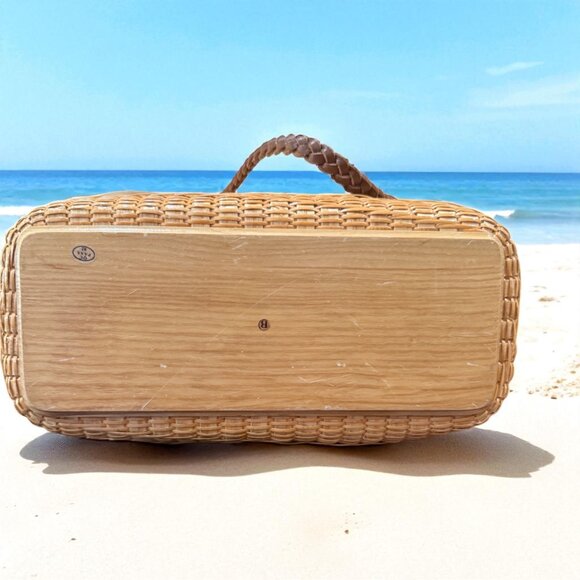 Nantucket Basket "Basketville" Tote VINTAGE - NEW - Picture 3 of 8